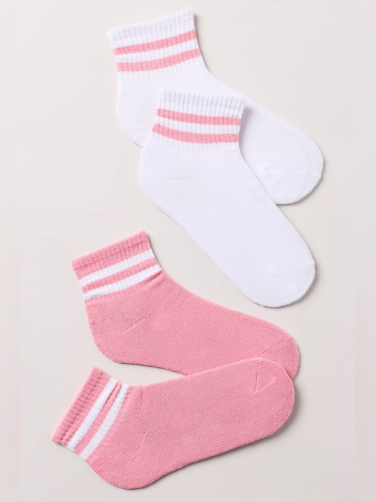 Anthropologie Accessories - Anthropologie Double Stripe Sporty Socks, Set of 2